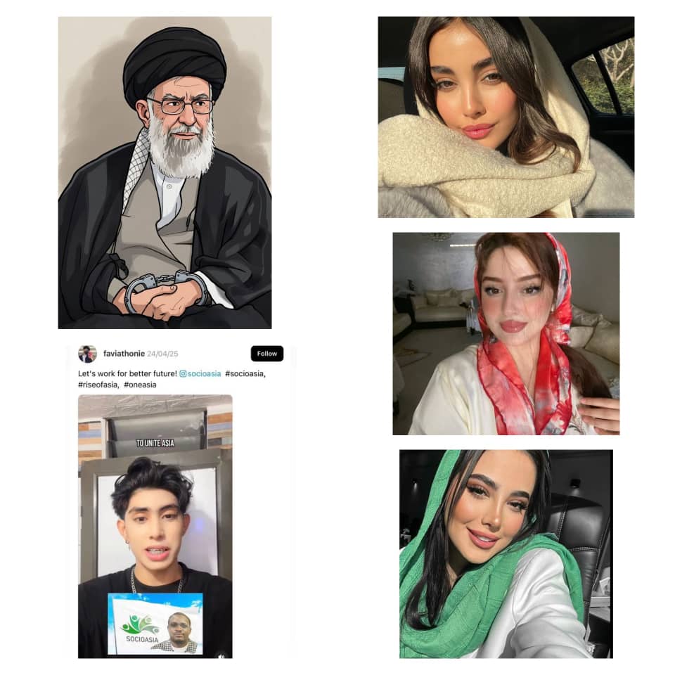 SocioAsia🌏 writes discrete letter to intelligence agencies urging them to track & arrest Iran’s supreme leader for crimes against humanity & Free Persian Women 🇮🇷