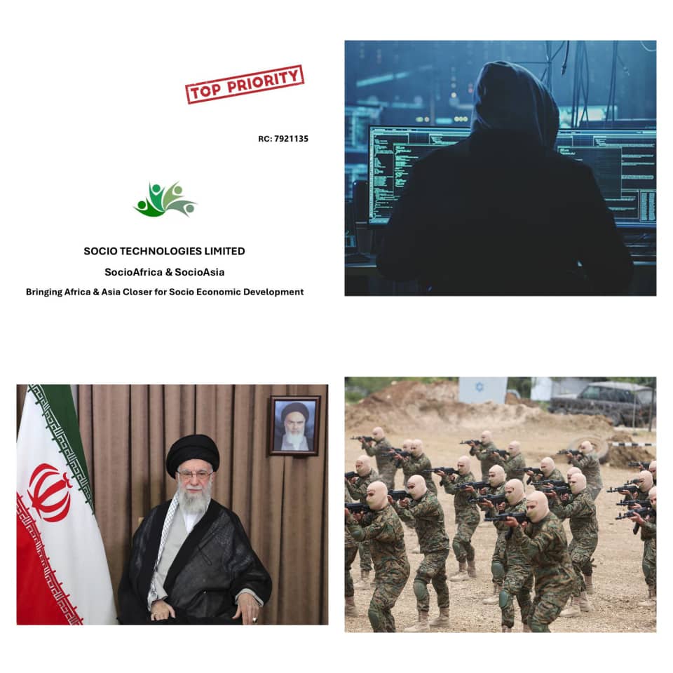 Socio Technologies Limited – SocioAfrica 🌍 x SocioAsia 🌏 emails & directs hackers 💻 to Expose Iran’s 🇮🇷 Supreme leader & The Evil Hezbollah